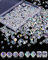 KGDUYC 600 cuentas de cristal facetadas brillantes para pulseras para manualidades, bisutería, collares, pulseras, pendientes (4/6/8 mm, color AB)