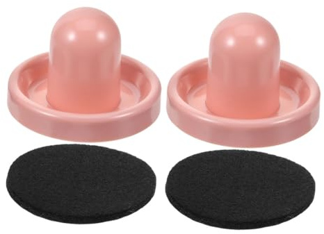Parliky 2pcs Enhanced Air Hockey Performance Pusher Replacement Hockey Machine Accessories Set Brush Game Table Parts