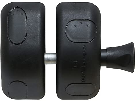 National Hardware MagnaLatch Side Pull Gate Latch N346-203 2-3/4 in Adjustable Heavy Duty Stainless Steel Components Black for Metal Wood Vinyl Fence Gates Pool