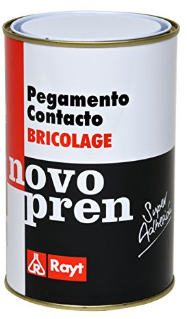 Rayt 125-07 Novopren Bricolaje: pegamento de contacto apto para trabajos en madera, estratificados plásticos o marroquinería, 500ml