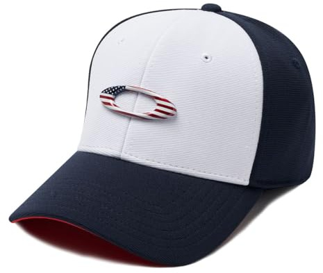 Oakley Men's Tincan Hat, Navy/White, L-XL