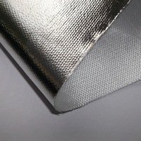 Hitzeschutzband, Glasfaser mit Aluminiumfolie, für Auspuff, 1000 mm x 500 mm