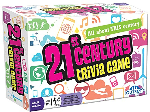 21st Century Trivia Game - Party Game - Family Game - Travel Game - Fun and Easy to Play - 1200 Trivia Questions - for 2 or More Players - Ages 12+