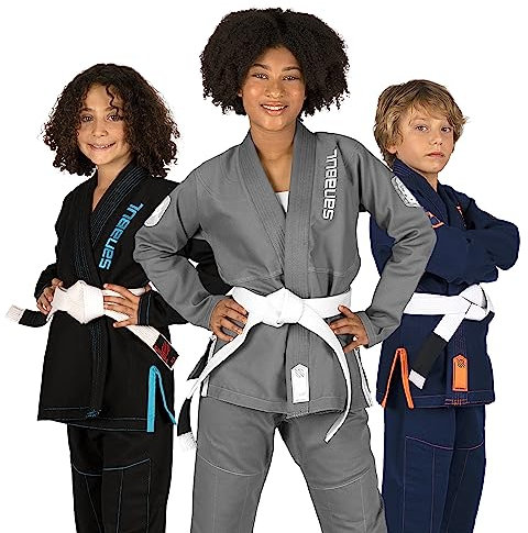 Sanabul Future Legends BJJ Gi für Kinder, Jiu Jitsu, Kimono für Kinder, Jugendliche, sanforisierter Stoff und weißer BJJ-Gürtel im Lieferumfang enthalten