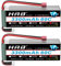 HRB 2 Packungen 6S 3300 mAh 22,2 V 60 C LiPo-Akku mit T-Stecker für ferngesteuertes Auto, Boot, LKW, Heli-Flugzeug (Dean T)