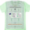 CLPA Heat Press Safe Tshirt Pressing Guide for Vinyl Alignment and Accurate Placement Full Shirt. an All-in-one t-Shirt Ruler Guide for Heat Press Vinyl Graphics or an Embroidery Placement Guide