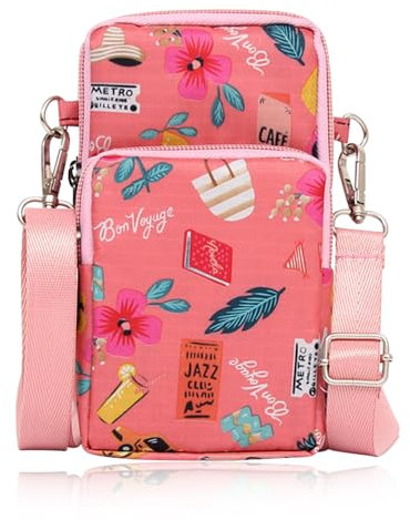 YWKJDDM Handy Umhängetasche, Handytasche Zum Umhängen Damen, Handytasche Mädchen, Handy Schultertasche Mini Crossbody Tasche Damentasche für Frauen(Rosa)