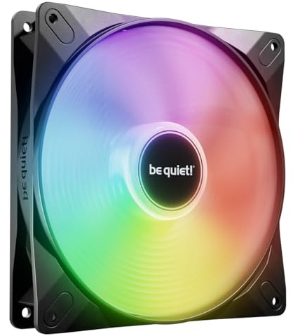 be quiet! Light Wings LX 140mm PWM Fan, Illuminated Hub, Frosted Fan Blades, Multiple Colors and Modes, Optimized Blades for Extraordinary Air Pressure, Daisy Chain Option, Rifle Bearing. BL126