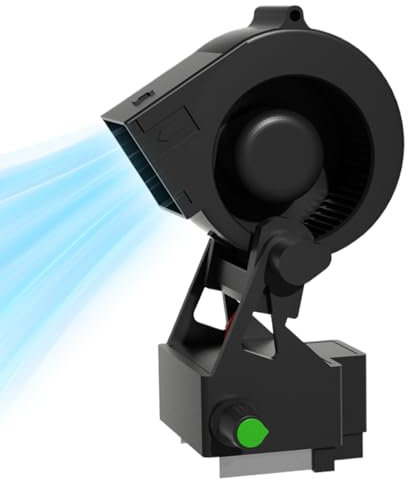 Trådlös blåsare, 3 800 varv per minut torr blåsare - kontinuerlig hastighet luftrenare för utomhus-PC-tangentbord för hem bil camping