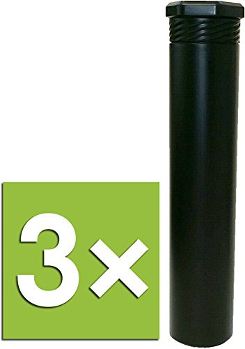 Rumold DP Drehpack Versandrollen Polyethylen (Schwarz, 3 Stück)