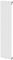 Hudson 1200 x 300 White Radiator