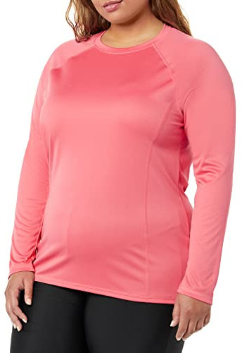 Amazon Essentials Damen Rash Guard Langarm, Korallenrosa, 44