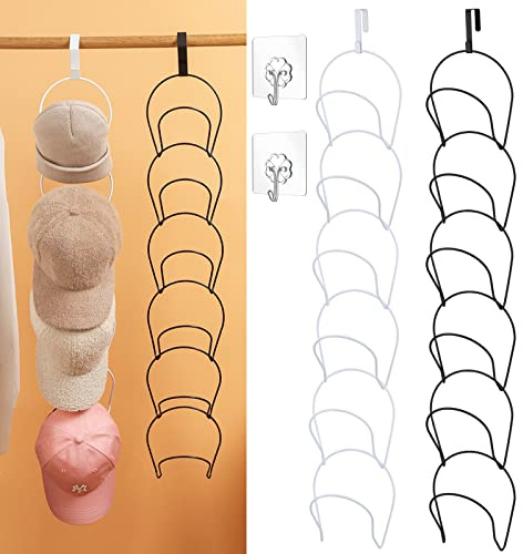 Hippodance Porta Cappelli Appendi, 12 Pezzi Espositore da Porta, Organizer per Sciarpe Asciugamani Cinture Borse