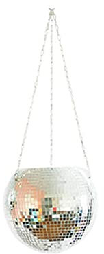 Sadkyer Spiegel Reflektor Töpfe Pflanzgefäße Kugel Blumentöpfe Seil Spiegel Korb Wand Haus Zimmer A