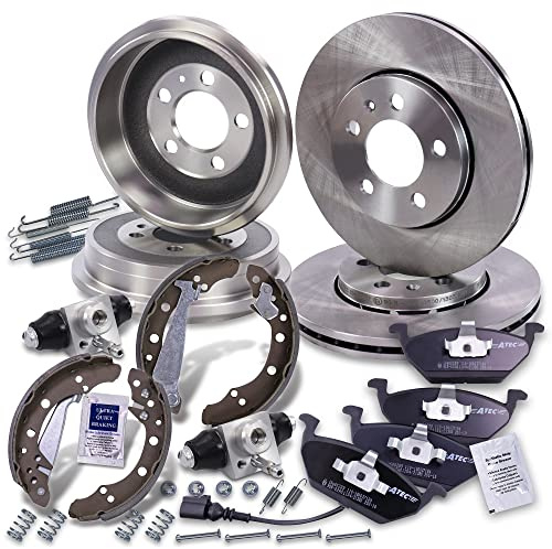 ATEC Germany Set di freni anteriori incl. dischi freno Ø 256 mm ventilati +