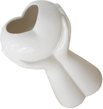 BESPORTBLE Nordische Keramikvase Hochzeitsdeko Trockenblumenständer Weiß Schreibtisch