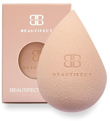 Makeup Sponge, Beautifect Blender, Latex-Free Beauty Blender Foundation Sponge with Rounded, Flat and Pointed Edges for Blending and Concealer