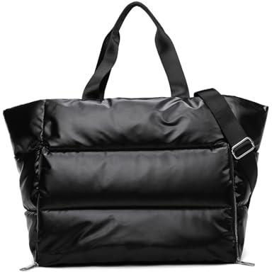 Balakaka Tote Bag Grande para Mujer 35L, 3 en 1 Bolso Acolchado Mujer con Bolsillo Húmedo y Seco, Impermeable Bolso Shopper con Cierre de Cremallera para el Viajes Yoga