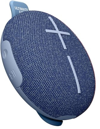 Ultimate Ears MINIROLL Enceinte Bluetooth Ultra-Portable et étanche, Basses puissantes, Indice de Protection IP67 Contre la poussière, portée de 40 m (131 Pieds) - Majestic Blue