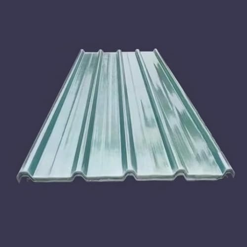 JCQXDL Clear Roof Sheet,Fiberglass Daylighting Panels,Uv Protection Silent Self-Cleaning Roofing Cladding Panel,for Greenhouse Carport Balcony,1.5mm Thick,17/18/19/20 Pcs(17 Pcs,0.9x0.95m/35x37in)