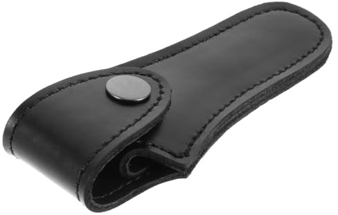 Custodia per Bocchino per Tromba in Pelle Nera, Borsa | Tasca Leggera e Portatile, Ripone Chiavi e Corno nello Zaino, Accessorio per Strumento Musicale