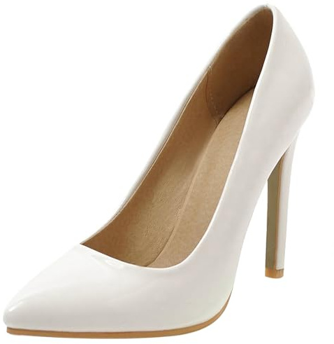 Lroey Reoly Bomba Mujer Tacón De Aguja Puntiagudo Zapatos De Noche Dp998, Talla 33-46
