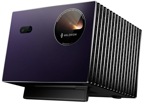 Proyector Láser RGB Valerion VisionMaster Pro2, 4K HDR10+, Contraste 15000:1, Zoom Óptico 0,9-1,5X, Baja Latencia 4ms, 3000 Lúmenes ISO, Compatible con Google Home y HomeKit, IMAX, GTV, Multitarea 2X