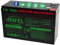 12V 9Ah 10Ah Lead Acid Batteria, 9 A 10 A, Tipo Ermetica al Piombo con Attacco Faston 6.3 mm, per UPS e Altro Uso, Nero