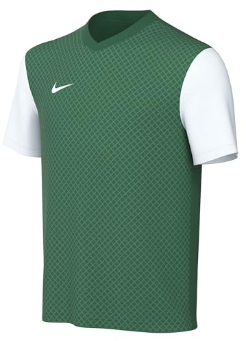 Nike Unisex Kids Jersey Y Nk DF Tiempo Prem II JSY SS, Pine Green/White/White, Dh8389-302, L