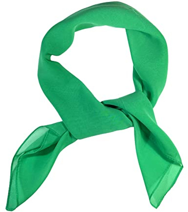 WESTEND CHOICE Square Chiffon Scarves Women Plain Neck Scarf 50s Retro lightweight Bandana Wrap Square women's scarves 65 x 65 cm