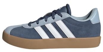 adidas Unisex - Bambini e Ragazzi VL Court 3.0 Shoes Kids, Preloved Ink/Cloud White/Wonder Blue, 36 2/3 EU