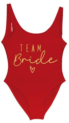 Trajes de baño Nupciales de una Pieza Trajes de baño para Despedida de Soltera Bikinis, Traje de baño de una Pieza para Despedida de Soltera, Blanco Bride para Despedida de Soltera para Mujer