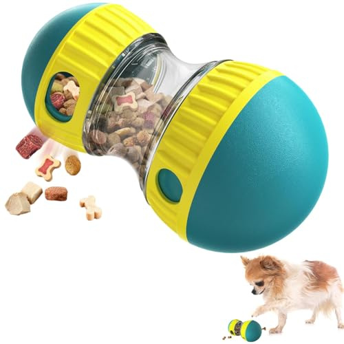 GmwyCzV Juguete Interactivo para Perros, Alimentador Lento, Dispensador de Comida para Mascota, Apto para Perros de Todos Los Tamaños