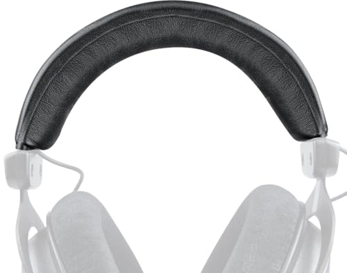 SOULWIT huvudband pannband överdrag för Beyerdynamic DT770/DT770M/DT770Pro/DT770 Pro HT/DT 790/DT797/DT880/DT880 Pro/DT880 Pro HT/DT990/DT990 Pro/HS200/HS400/MMX 300 (2:a generationen) - Svart