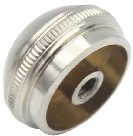 Gbloodst Flöten-Mundstück Mutter, silbernes Mundstück, Musikinstrument-Ersatzteile