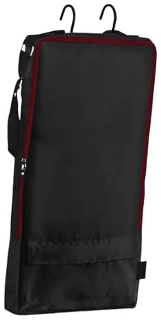 QSTDGVPW Bridle Bag Horse Tack Carry Bag with 3 Prong Tack Rack, Horse Bridle Bag,for Equestrian Reins, Black