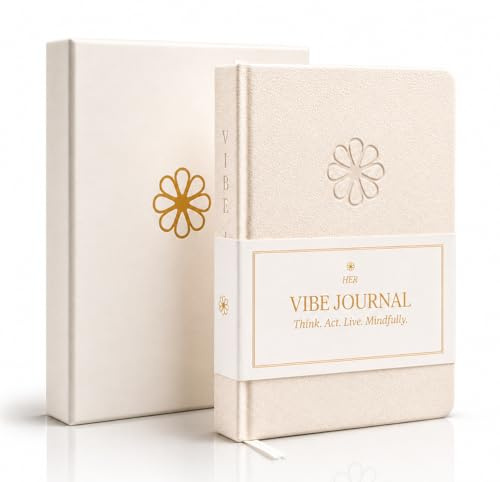 Guided Journal for Women | 13-Week Mindfulness & Self-Reflection Journal for Self-Care, Gratitude & Personal Growth | Unique Daily Prompts & Exercises | A5 Vegan Leather | Elegant Gift Box | Her Vibe