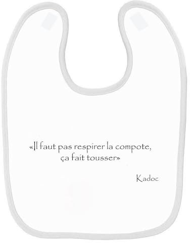 Mygoodprice Bavoir bébé kaamelott kadoc compote