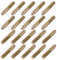 sourcing map 20 Stück M6 Aufhänger Schrauben Länge 1-3/8 (35mm) Doppelkopfschrauben Selbstschneidende Ersatz 6mm Holzgelenk Möbelbeine