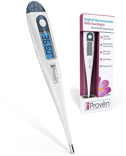 iProven, BBT-113i, Termometro basale per il monitoraggio della fertilità, protettore dell’ovulazione, affidabilità del 99%