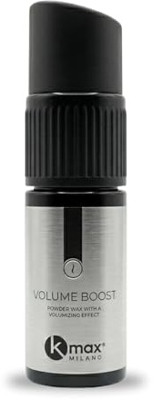 Kmax Polvere volumizzante capelli volume boost 60ml, polvere per capelli naturale effetto immediato anche su capelli fini - Made in Italy