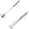 Naisfei Batidores giratorios, 2 Batidores De Huevos, 26 cm Batidor Manual Semiautomático Multifuncional De Acero Inoxidable, Batidor De Leche, Batidor Giratorio Para Utensilios De Cocina