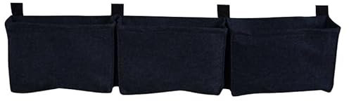 Balconnière 3 Sacs Noirs en Feutre géotextile - 90x10x10 cm - 3 L - Cerland