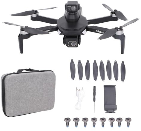 BuyWeek Drohne mit Kamera 4K, L500 Pro MAX GPS Mini Drohne 360 Grad Hindernisvermeidung Bürstenloser 4K HD Luftbild RC Quadrocopter für Anfänger
