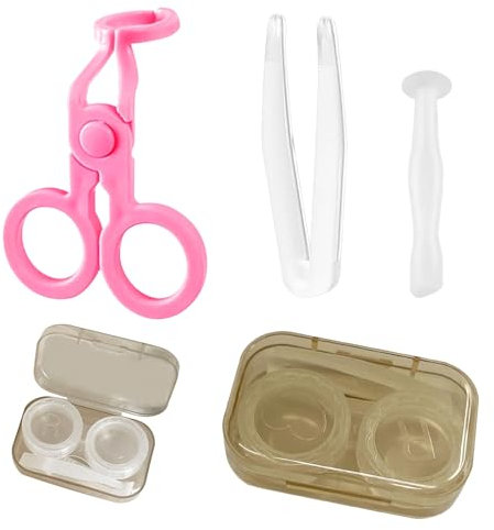Kontaktlinsen Einsetzhilfe Kontaktlinsen Hilfe Zum Einsetzen Hilfsmittel Zum Tragen Von Kontaktlinsen Einsetzer-Entferner Kontaktlinsen-Tragewerkzeug Kontaktlinsenhalter für Männer und Frauen