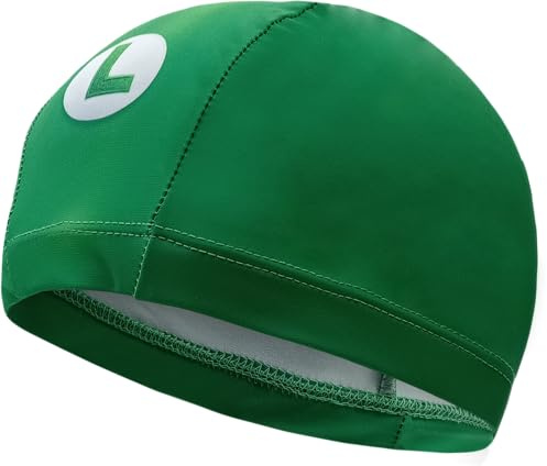 IMSPIRA Gorro Natacion Tela Talla S niño Fontanero Verde Gorra Piscina Unisex Entrenamiento Hermanos Familia Gorros Piscina Divertidos Deporte acuatico aquagym Accesorios Waterpolo Regalos