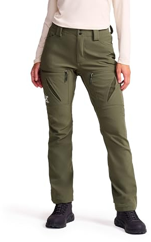 RevolutionRace Hiball Softshell Pants para Mujer, Pantalones de Exterior para Senderismo