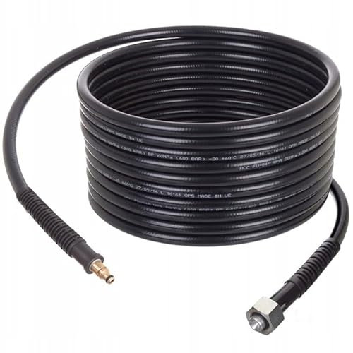 TECHKAR kompatibel mit Stihl RE Husqvarna Nilfisk - 200bar Hochdruckschlauch -15m lang Hochdruckreiniger 1/2 Gewinde