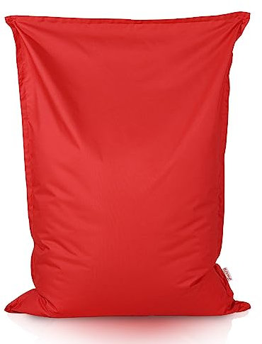 Italpouf Sitzsack XL Riesensitzsack, Sitzkissen, Indoor & Outdoor, Sitzsack Sessel für Kinder, EPS Perlen Füllung, Abnehmbarer Bezug, Waschmaschinenreinigung, Wasserdicht, Rot