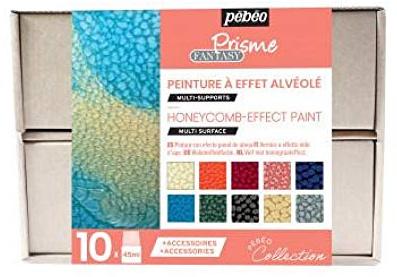 Pebeo 758431 Fantasy Prisme Collection Set, Assorted, 10X45ML